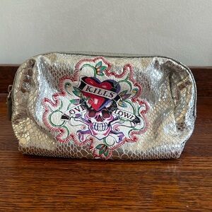 Ed Hardy makeup bag